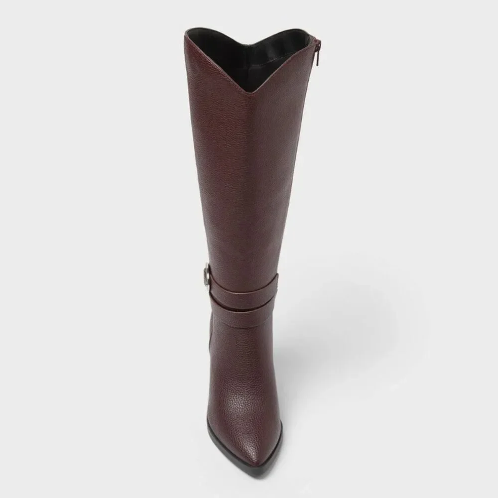 a new day burgundy faux